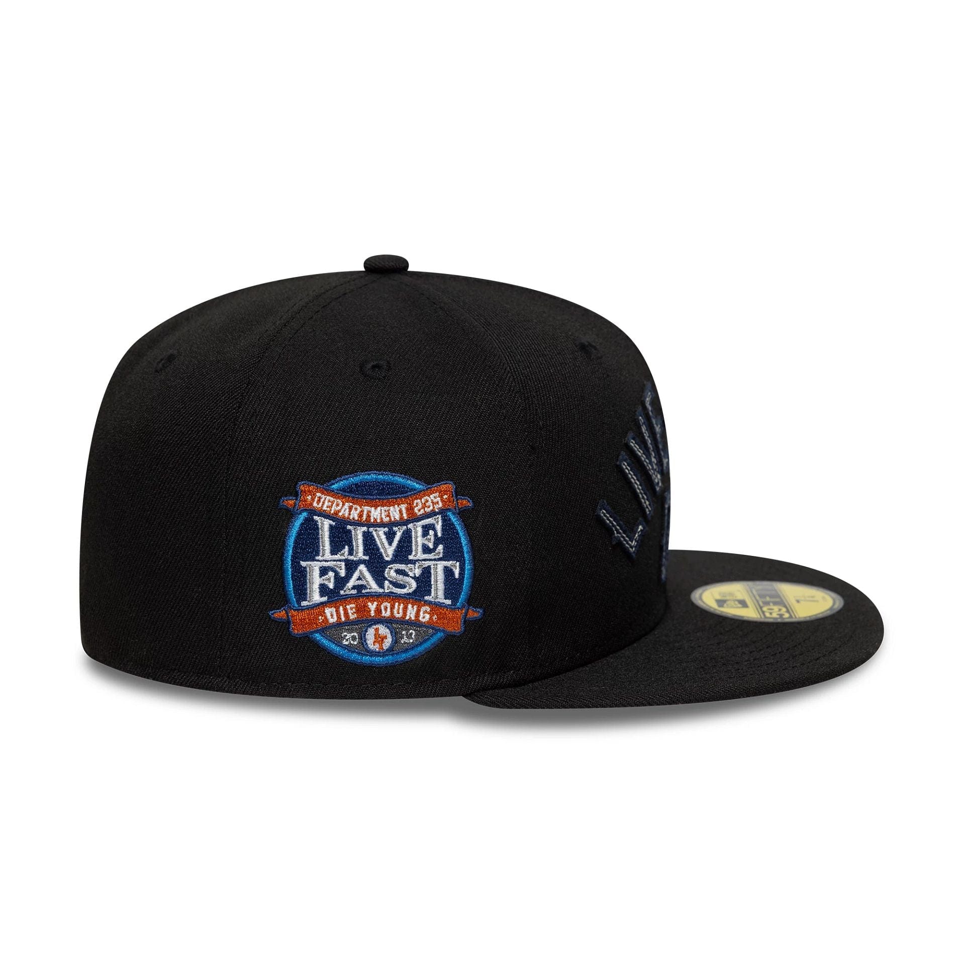 LFDY x New Era Wordmark Black Low Profile 59FIFTY Fitted Cap、mySite、vikingsvslions