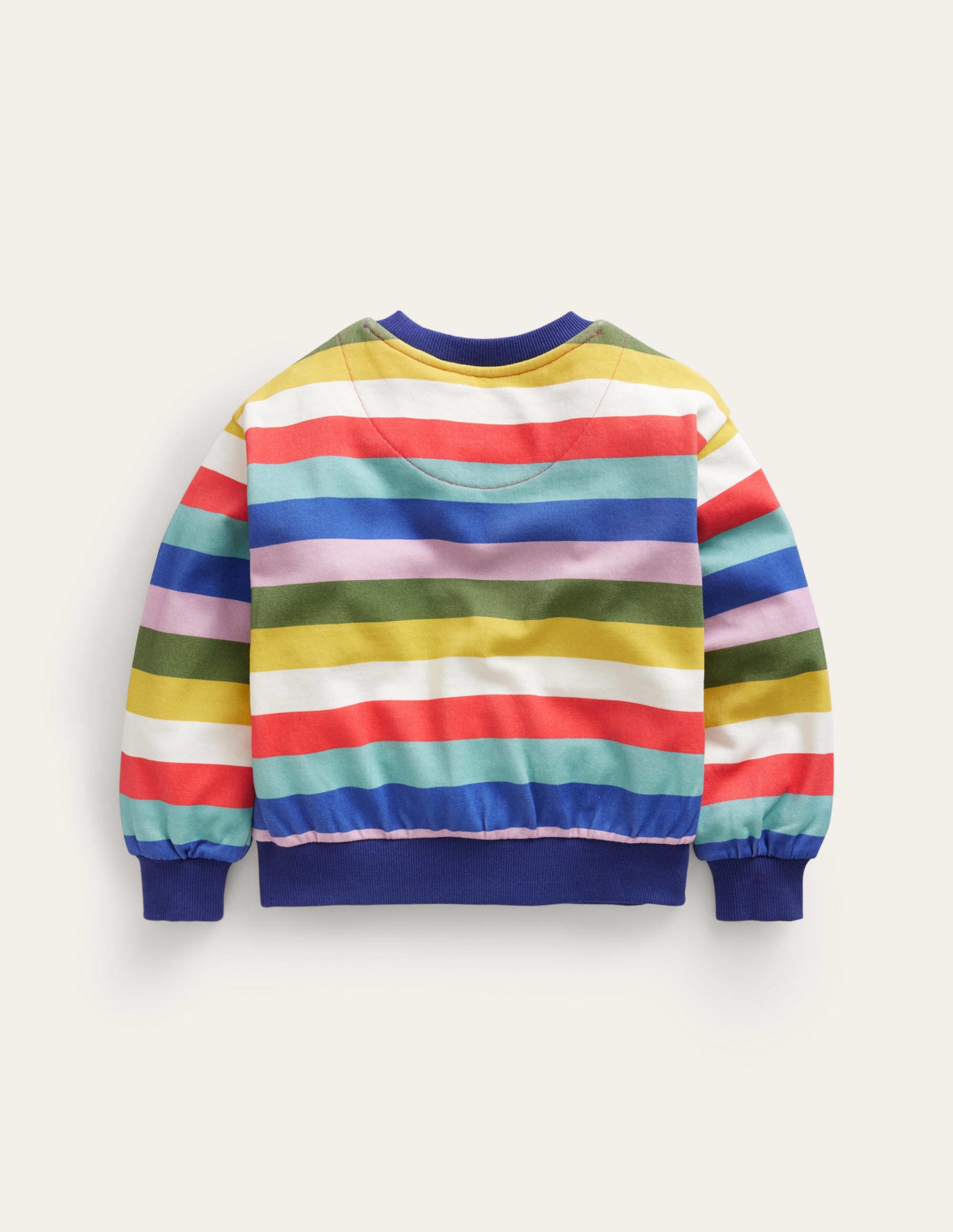  Printed Relaxed Sweatshirt-Multi Stripe、mySite、ashleygrahame