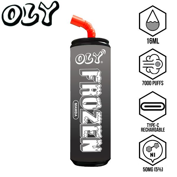Oly Frozen 7000 Puffs Disposable Vape 10 Pack 16mL、mySite、zt4zffjzw