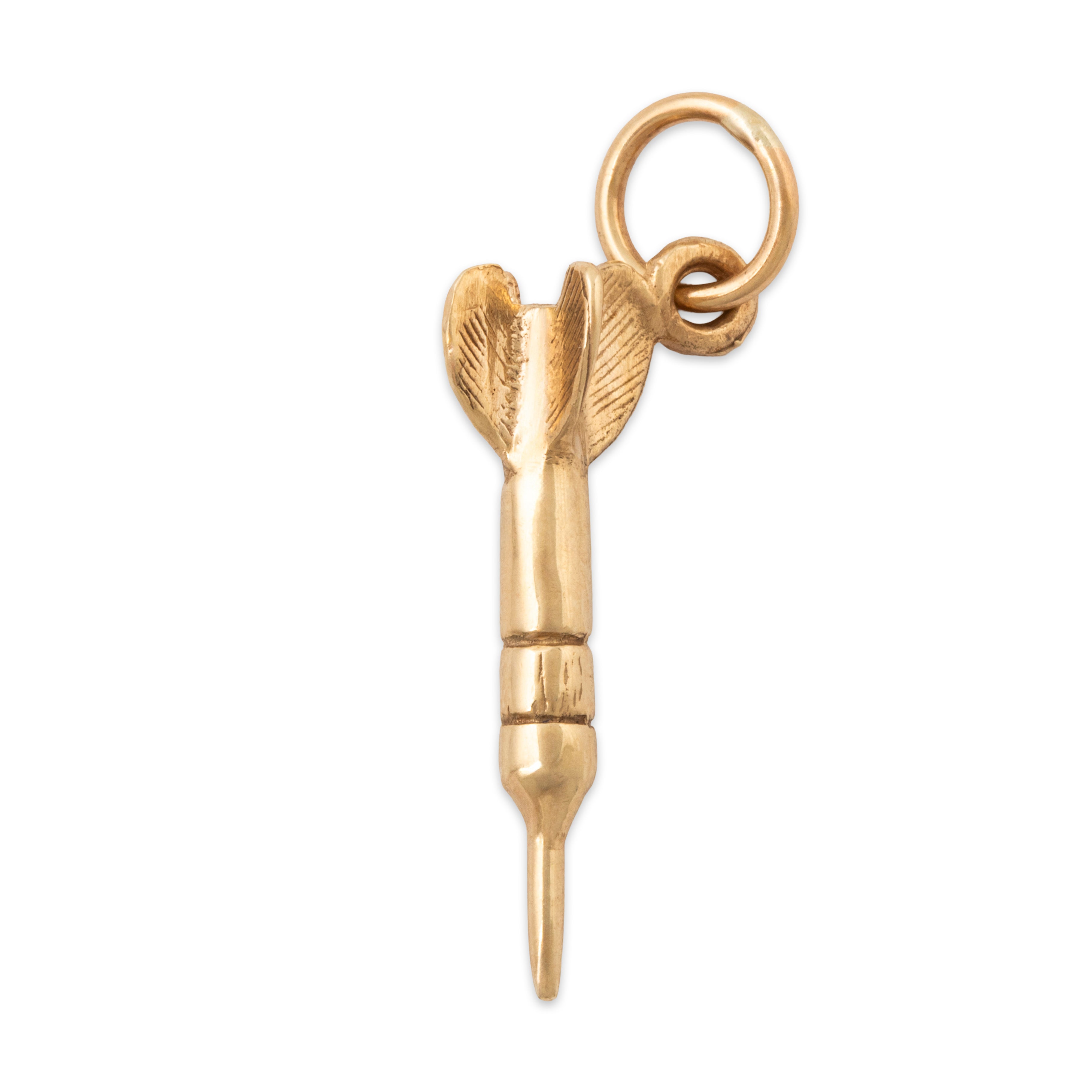 Vintage 14k Yellow Gold Dart Arrow Charm / Pendant、mySite、hinf8tx79