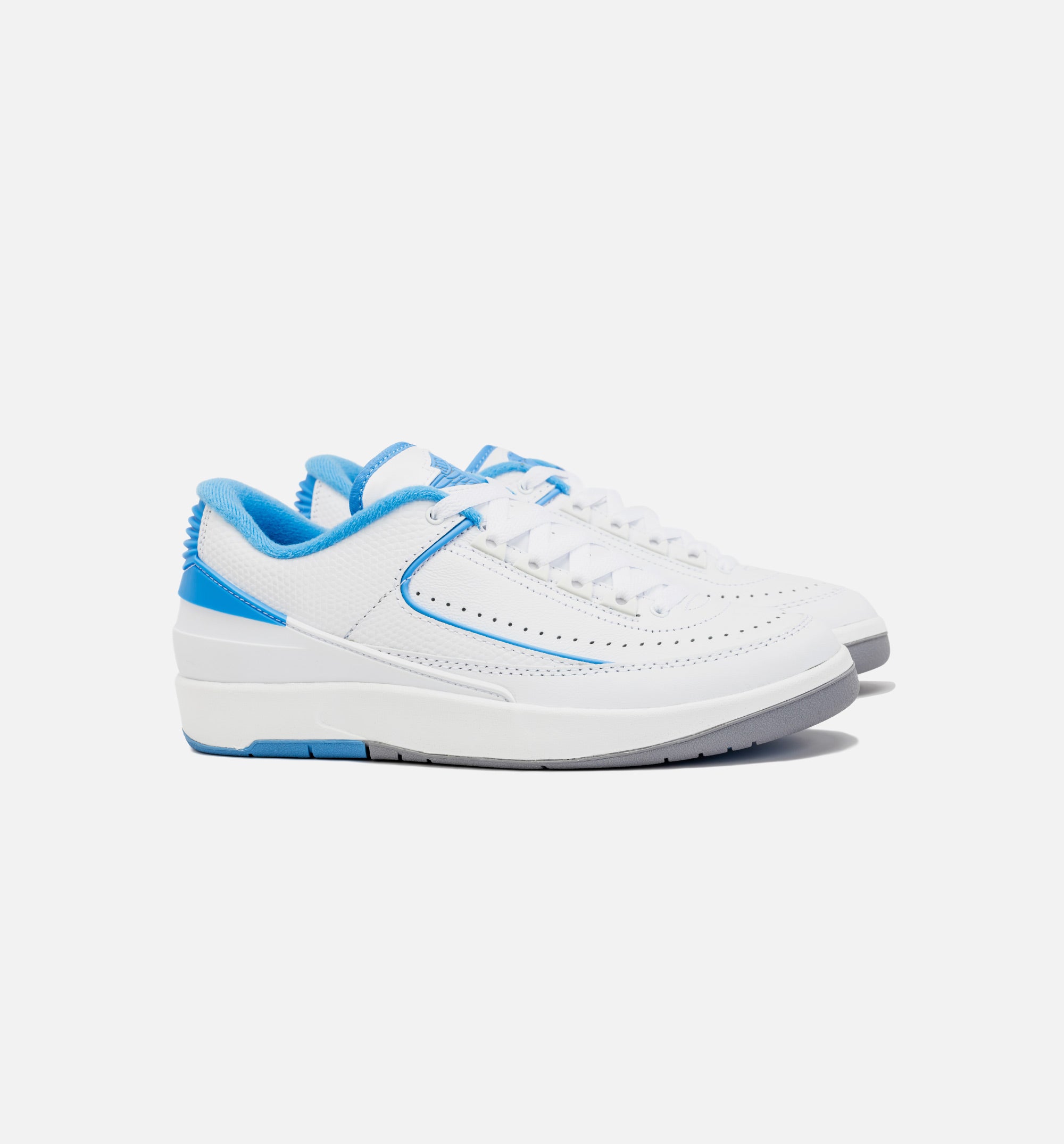 Air Jordan 2 Retro Low University Blue Grade School Lifestyle Shoe - White/Blue、mySite、dreamappss