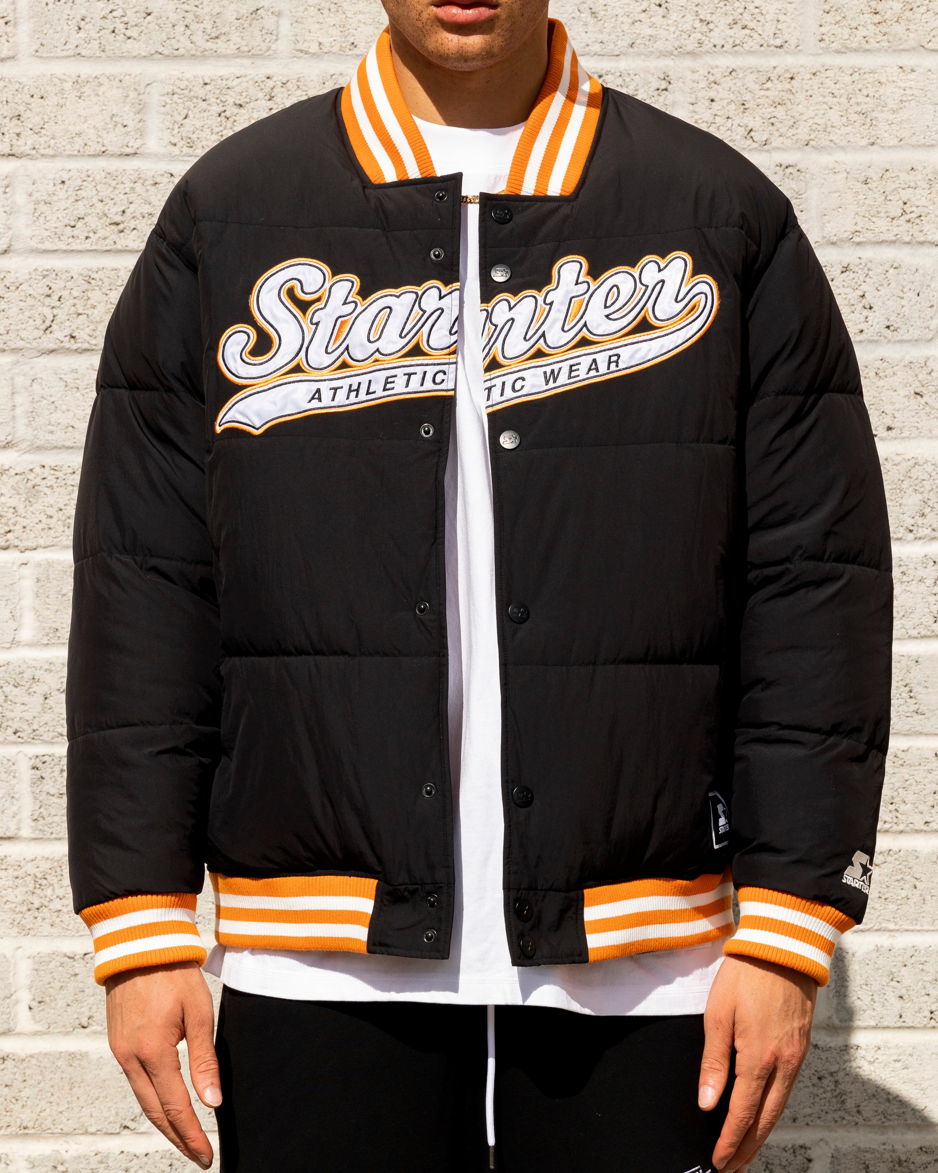 Starter Athletic Bomber Jacket Black、mySite、zt4zffjzw