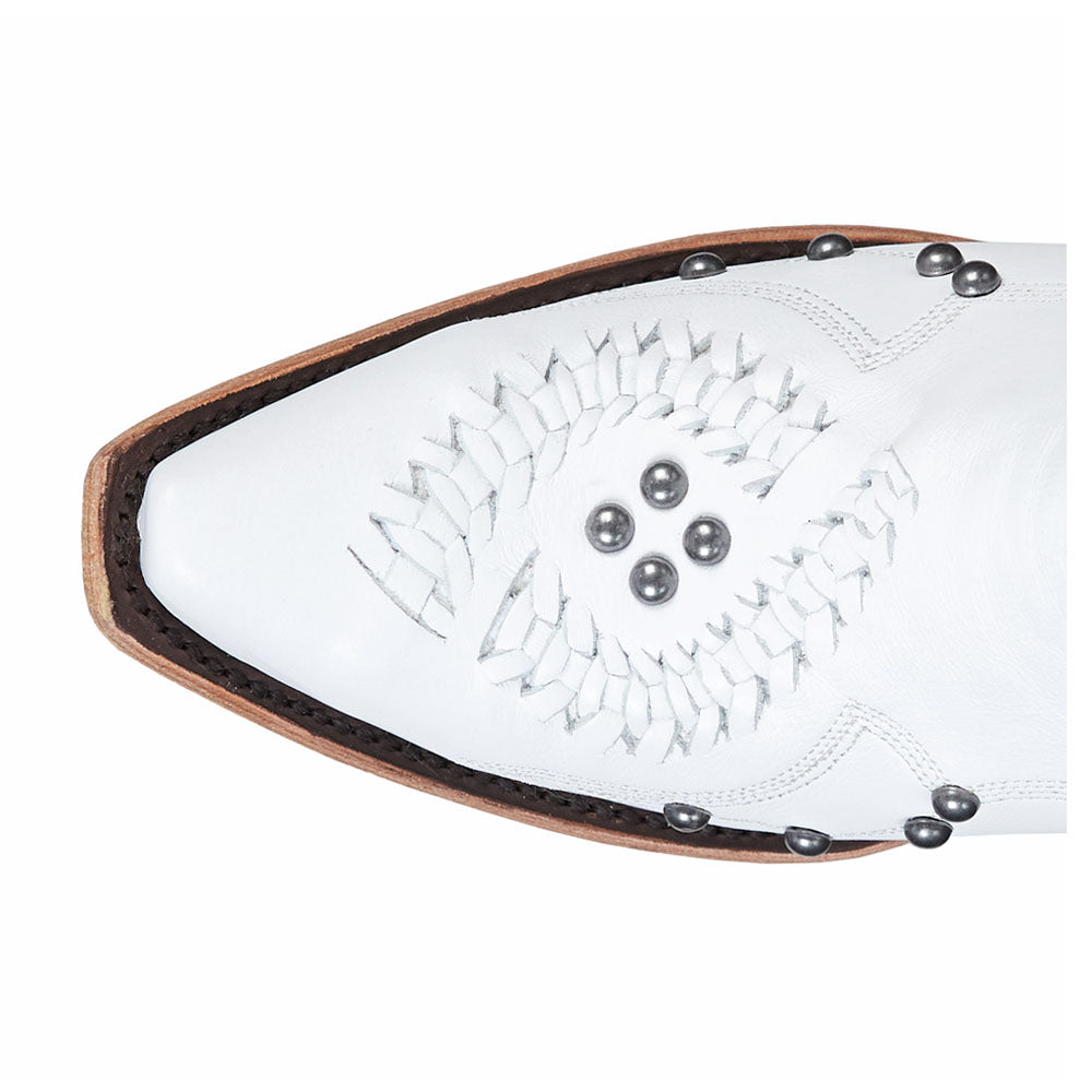 Cossette Studded Embroidered Snip Toe Pull On Cowboy Boots、mySite、gtrtttuynbv