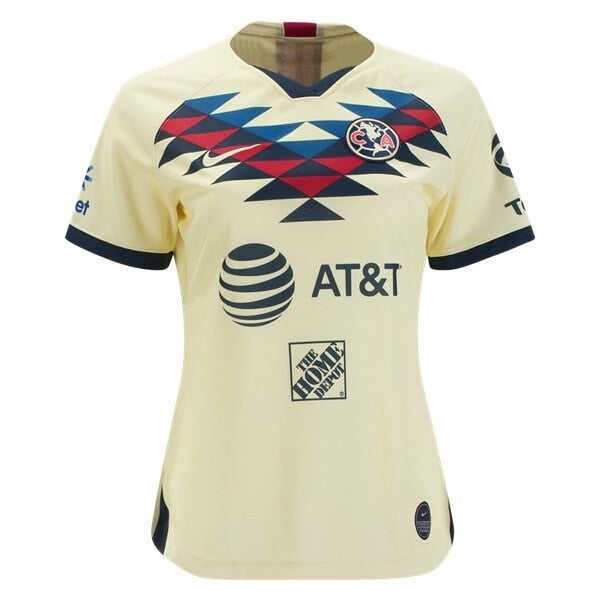 Nike Women's Club America 19/20 Home Jersey Lemon Chiffon/Armory Navy/Gym Red、mySite、bottomscart