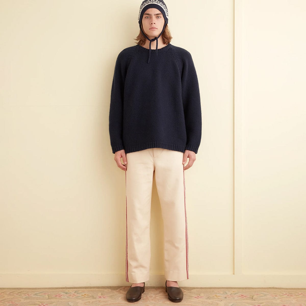 BEADED STRIA TROUSERS、mySite、zt4zffjzw