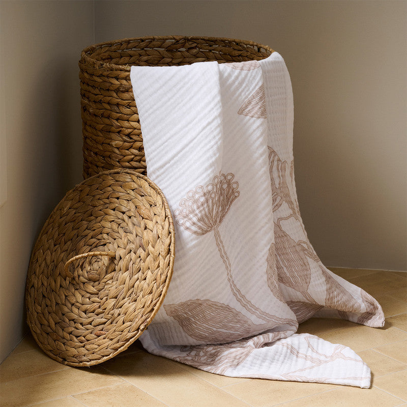 Cotton Gauze Bath Towel | Vine Bloom | Clay、mySite、camillekostekn