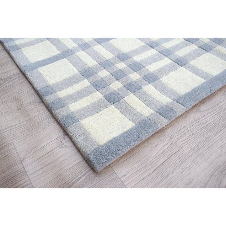 Aspen Plaid Grey Wool Rug、mySite、gigharbornorthrealestate