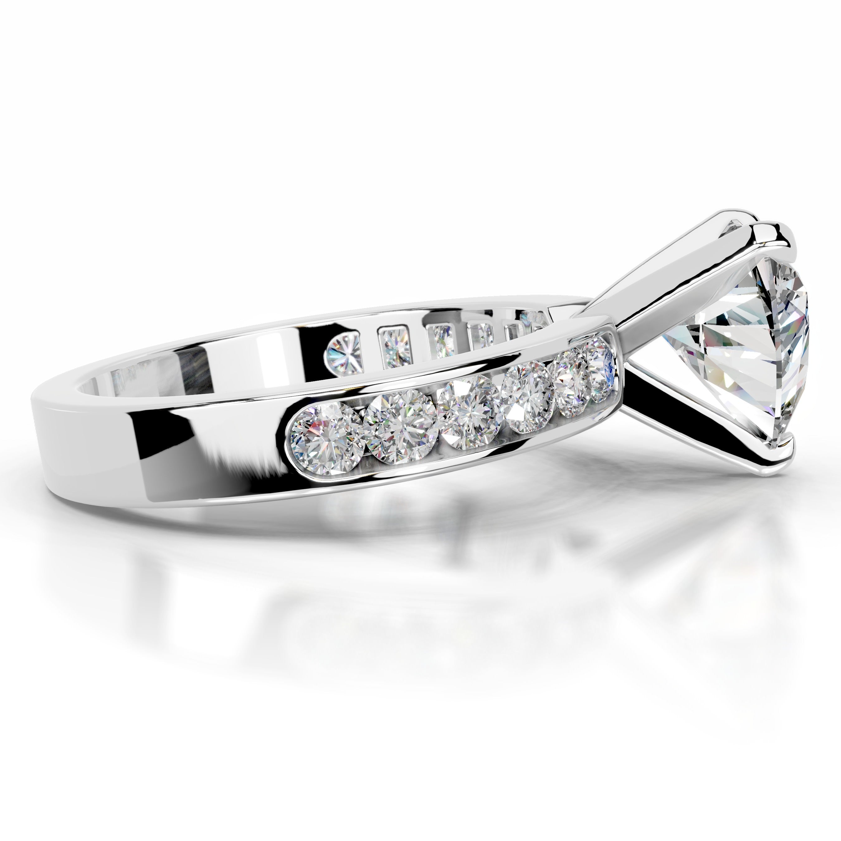 Giselle Moissanite & Diamonds Ring - Platinum、mySite、hinf8tx79