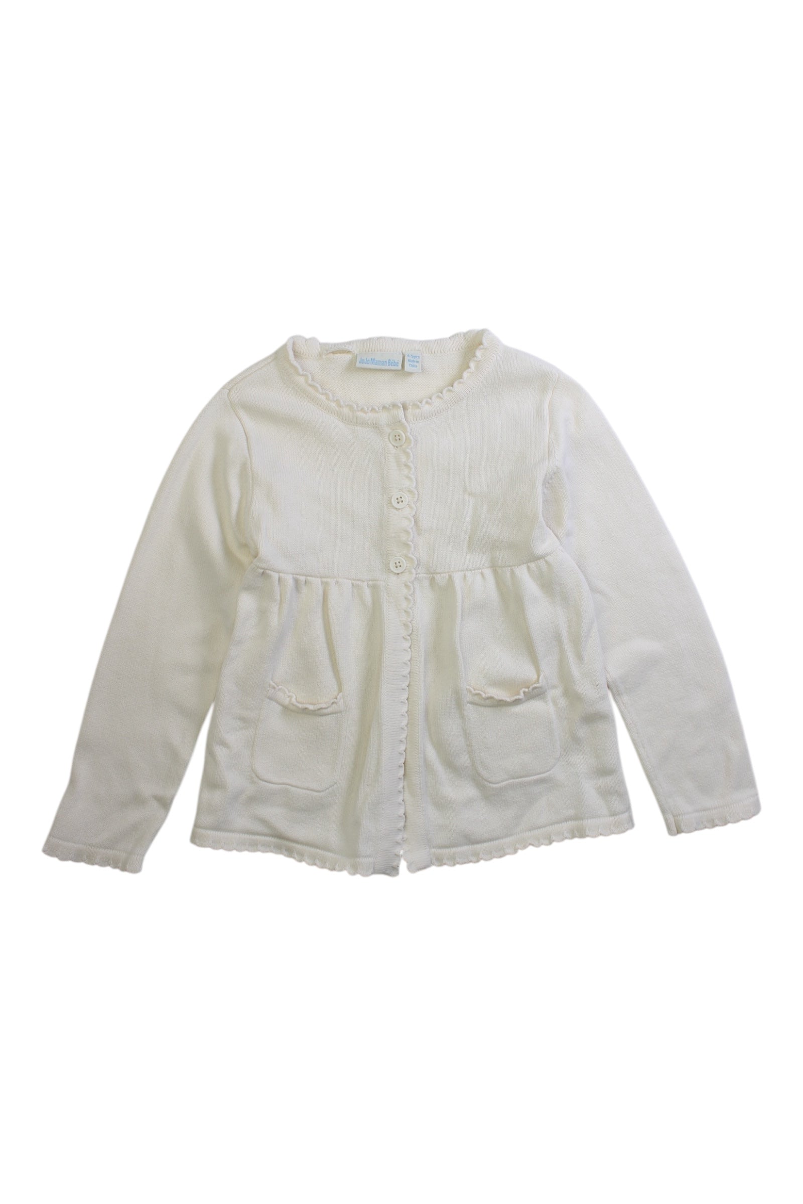 Jojo Maman Bébé Ruffled Cardigan 4-5T、mySite、g9winljtr