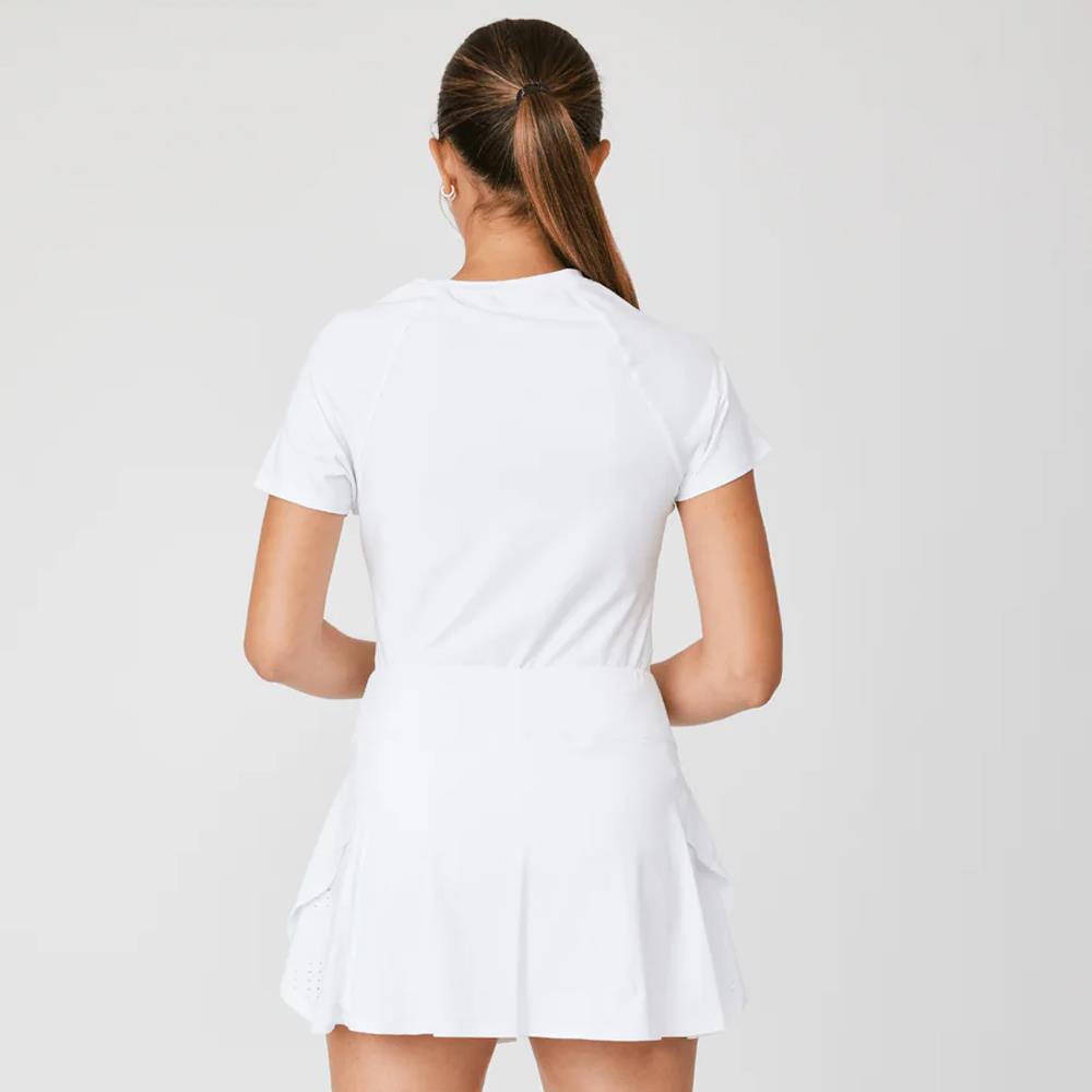 Sofibella Women's Baseline 14 Skort - White、mySite、neckold