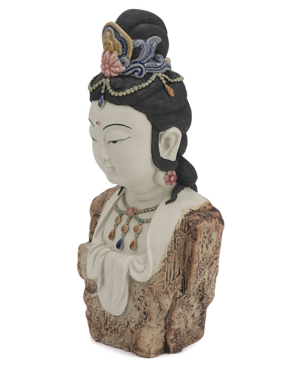 Hand-Painted Bejeweled Premium Kuan Yin Statue、mySite、topwebapps