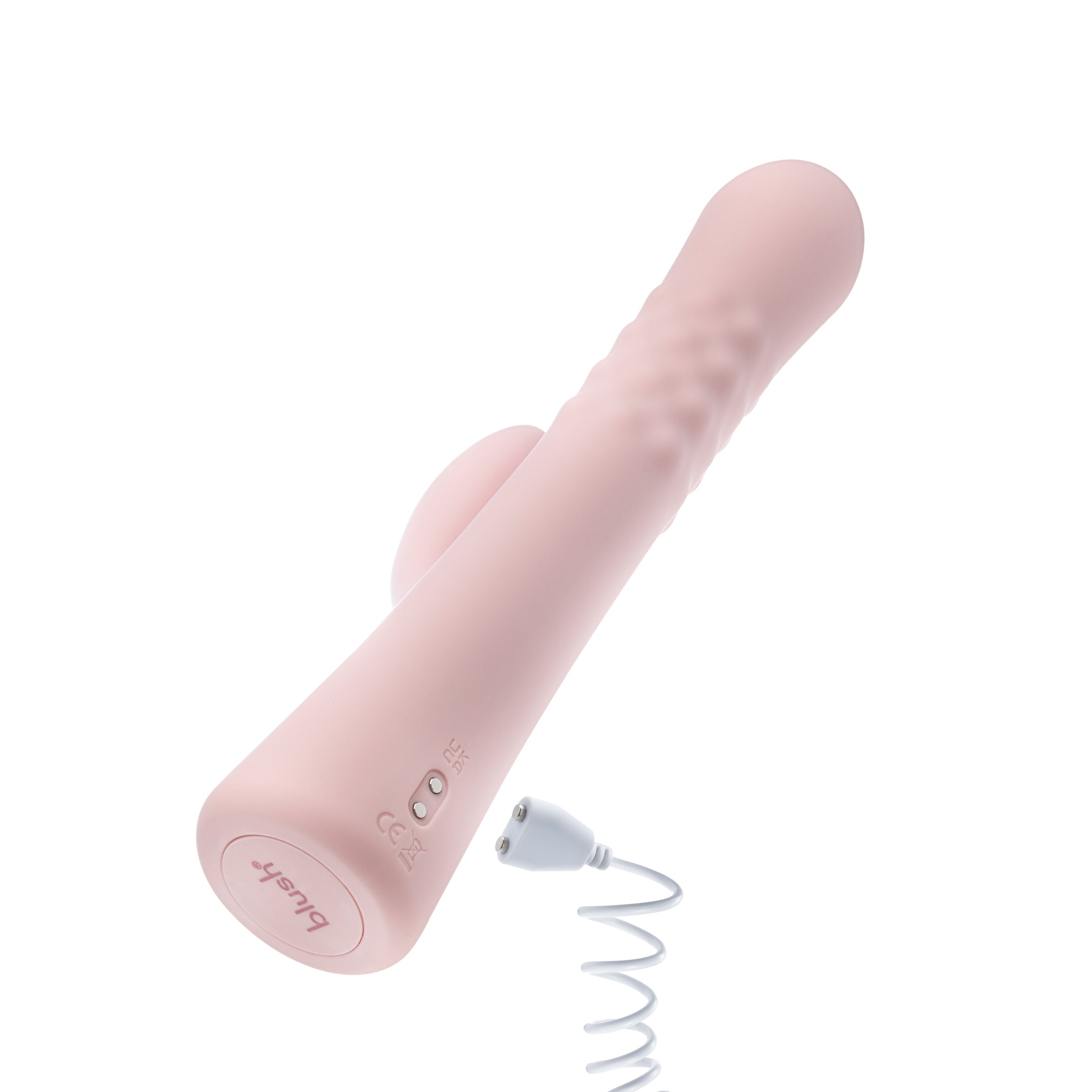 Blush | Jaymie 9.25 Inch G Spot Clitoral Dual Stimulation Rabbit Vibrator In Pink - 10 Vibration Modes - Soft Silicone、mySite、bottomscart