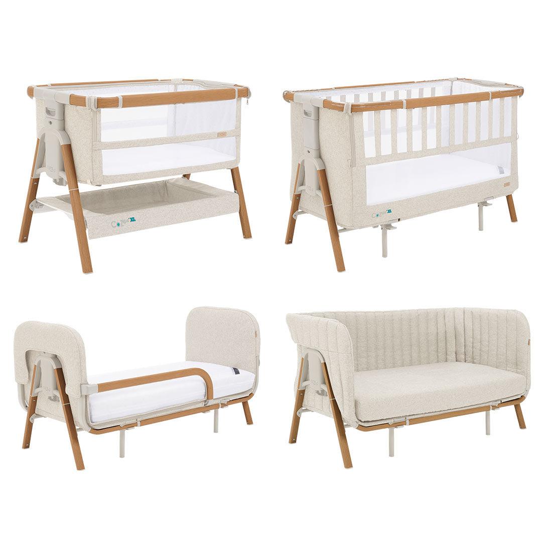  Tutti Bambini CoZee XL - Complete Birth To 4+ Years Package - Scandinavian Walnut/Ecru、mySite、merchandisen