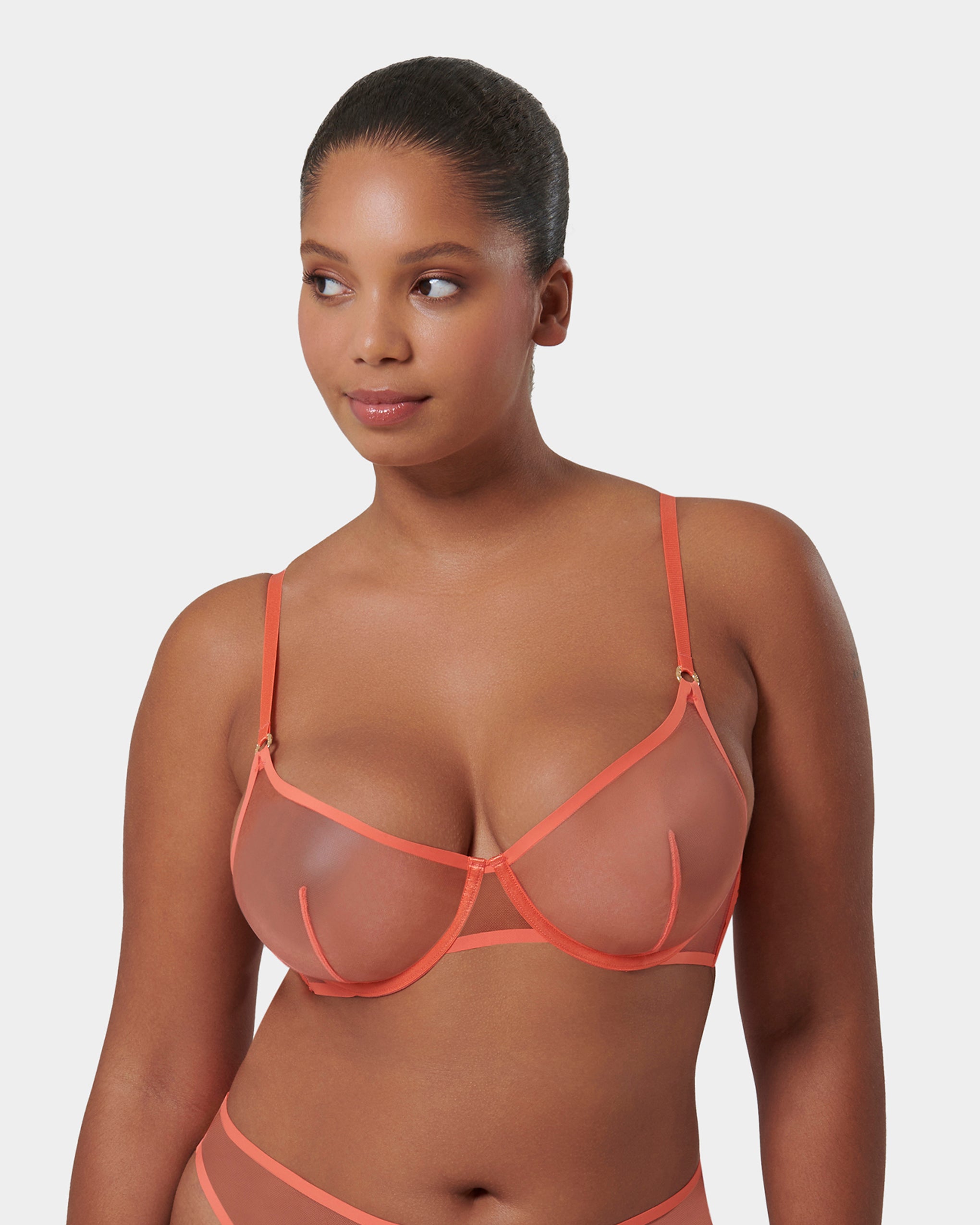 Naomi Mesh Bra Coral、mySite、bengalsvssteelers
