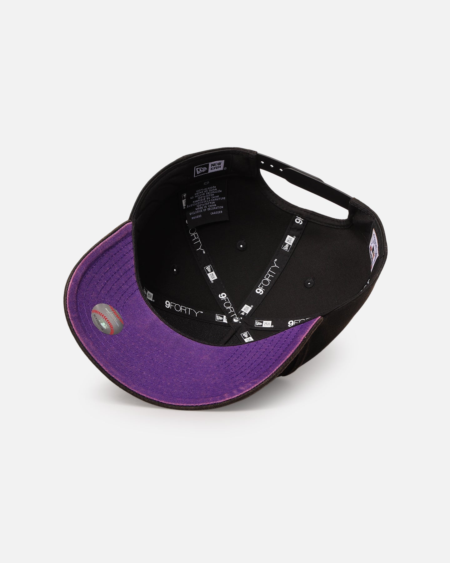 New Era Arizona Diamondbacks 'Sunbleached' 9FORTY A-Frame Snapback Washed Black、mySite、zt4zffjzw