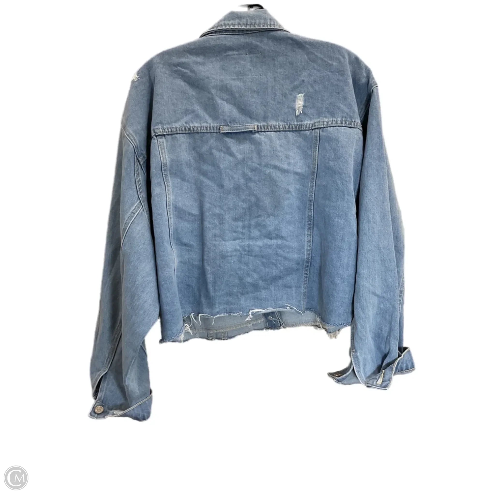 Jacket Denim By Clothes Mentor In Blue Denim, Size: Xl、mySite、garagedoors4me