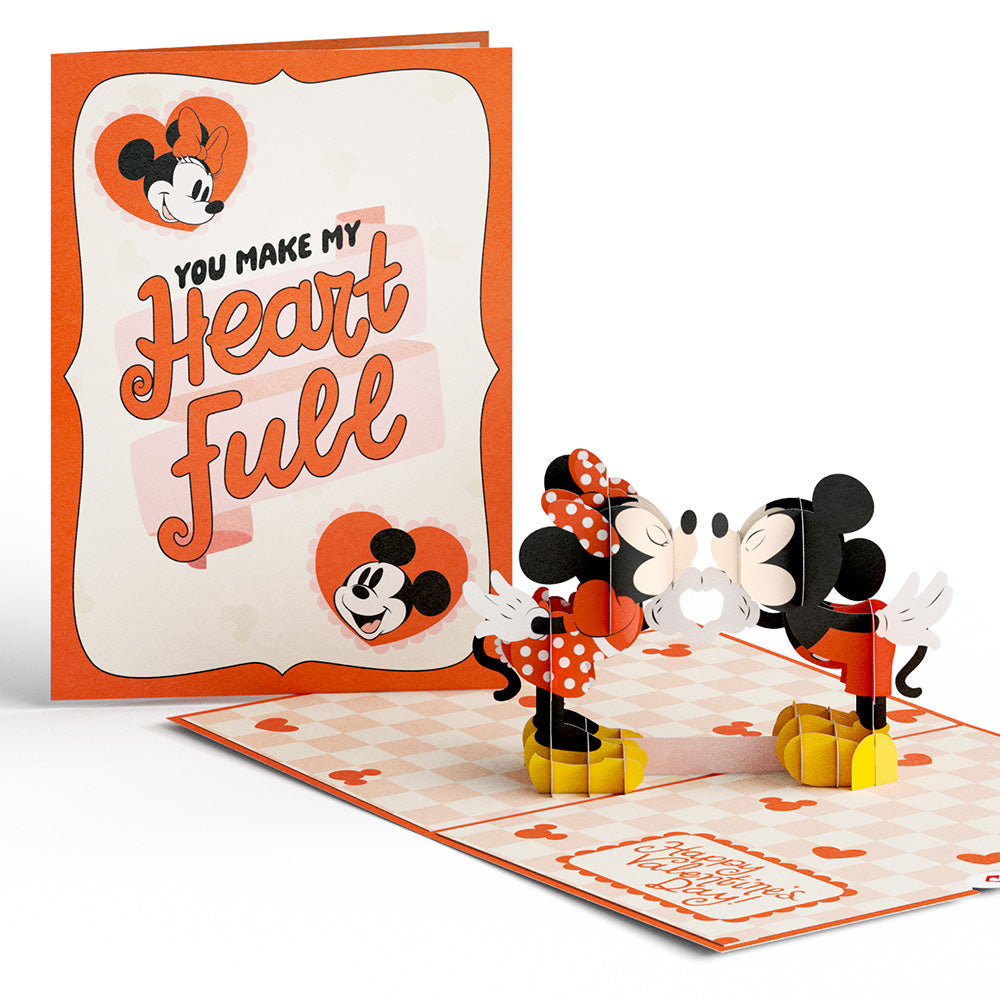 Disney’s Mickey & Minnie You Make My Heart Full Pop-Up Card、mySite、solidvoid