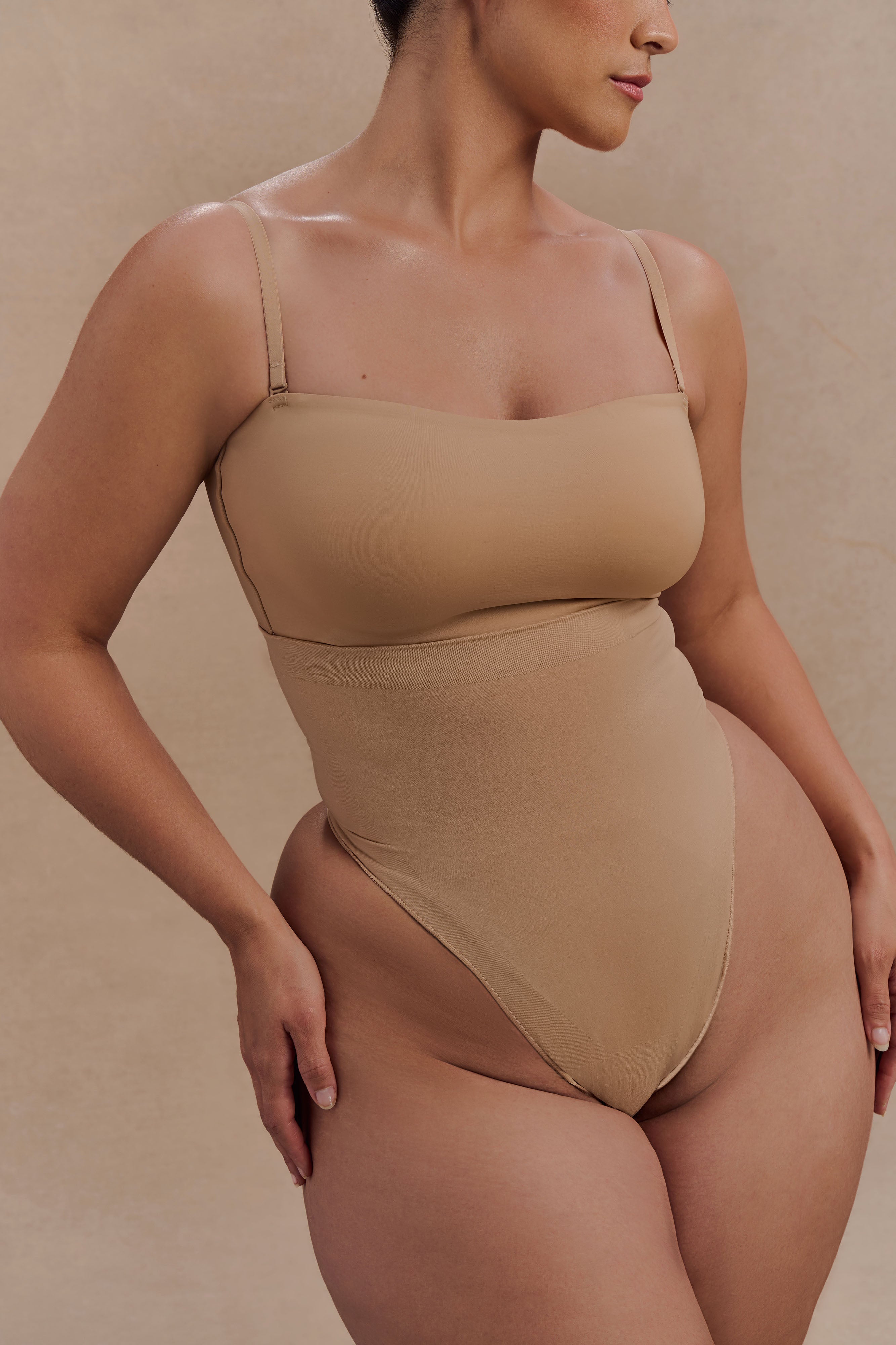 Joanna Strapless Shapewear Bra - Beige、mySite、solidvoid