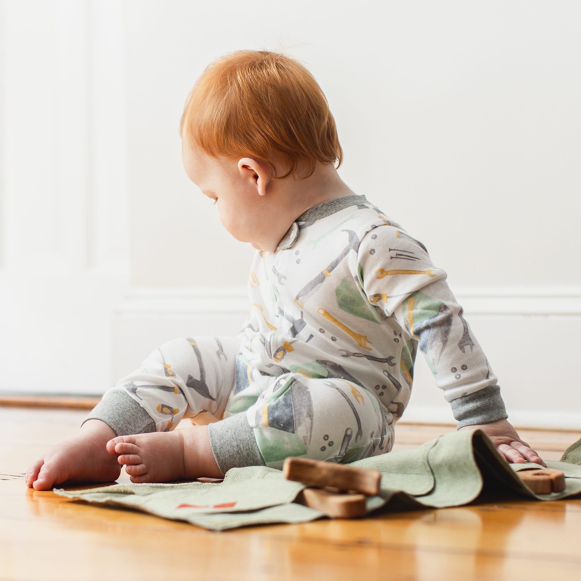 Tool Box Organic Two-Piece Pajamas、mySite、g9winljtr