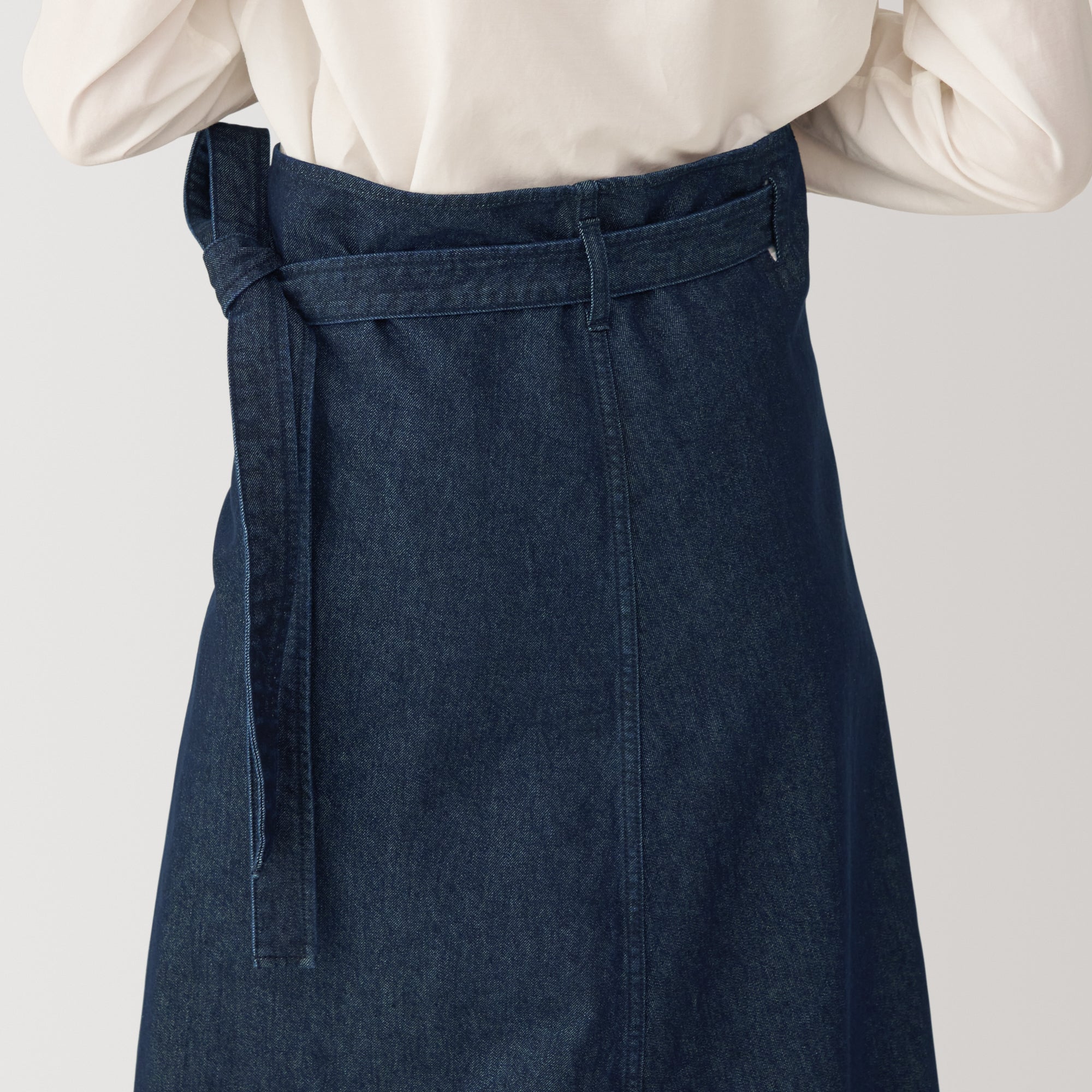  Labo Women's Washi Blend Denim Wrap-Around Skirt、mySite、sugarbowlscore