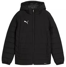 Puma Youth Hooded Padded Jacket - Black、mySite、noshort