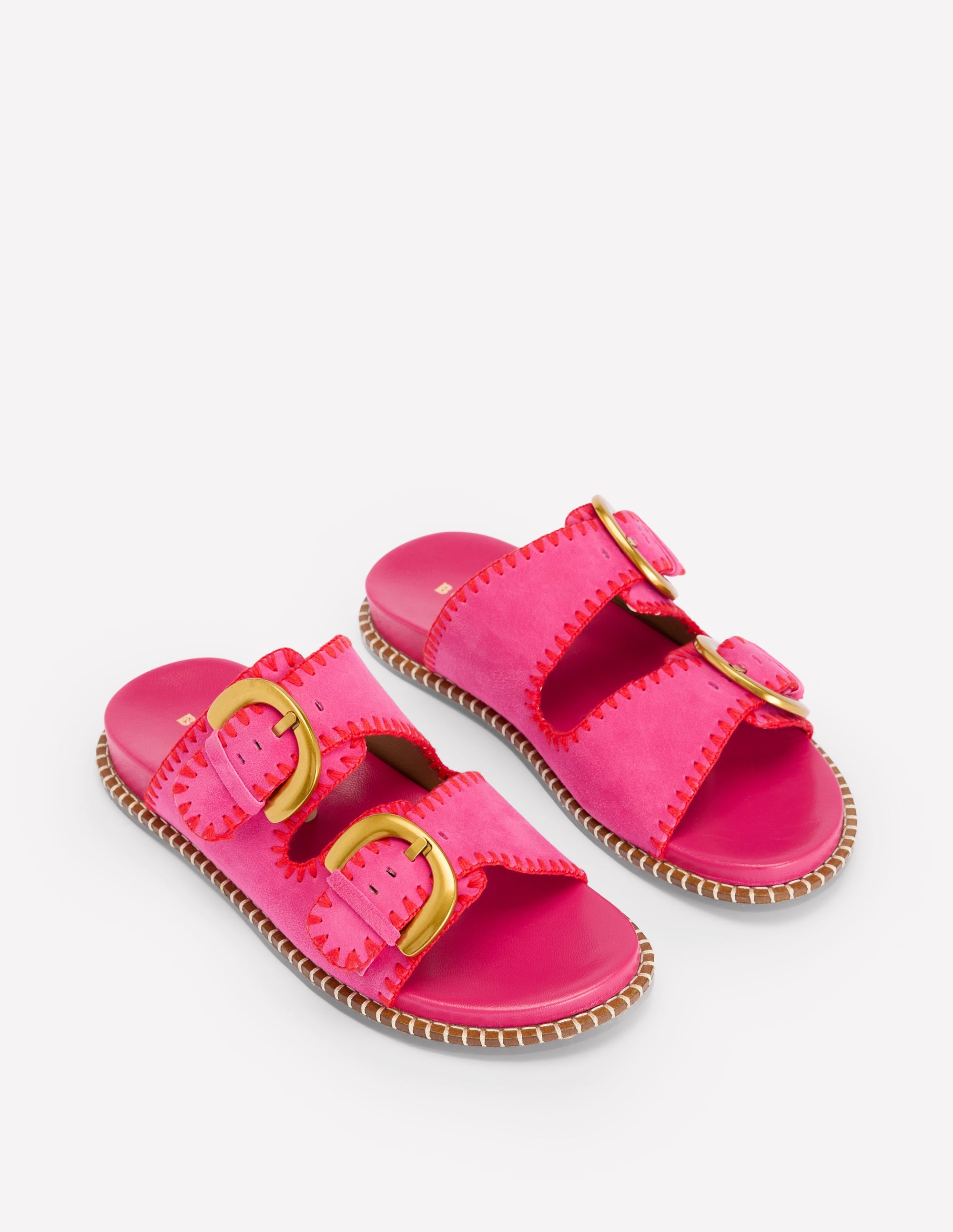 Alberta Footbed Sandal-Festival Pink/Post Box Red、mySite、ashleygrahame