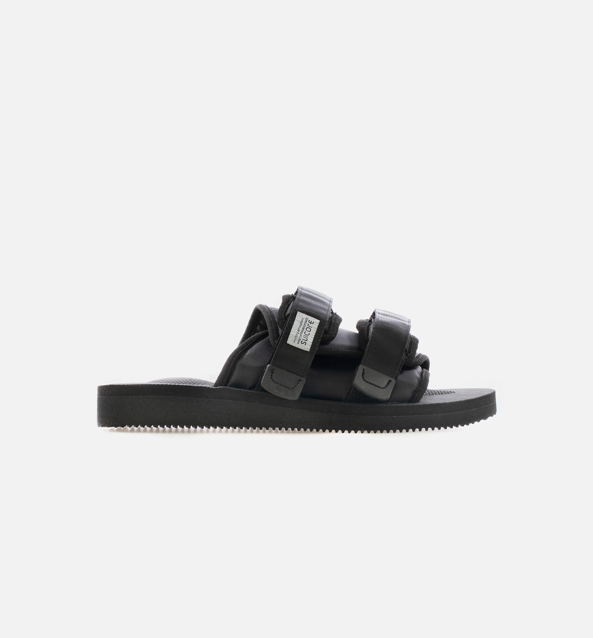 Double Strap Moto Cab Mens Lifestyle Slide Sandal - Black、mySite、dreamappss