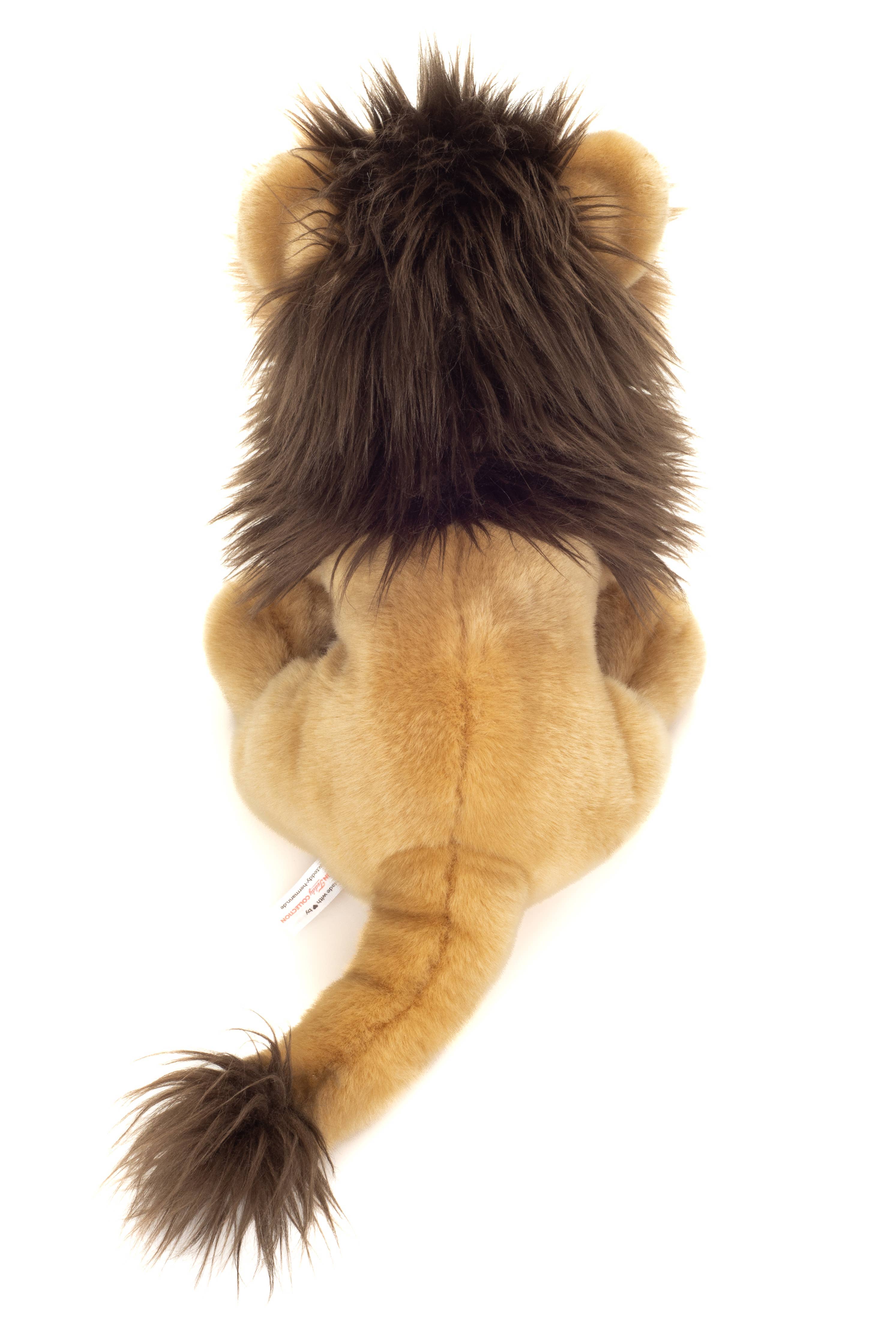 Male Lion Lifelike Sitting 30cm plush toy by Teddy Hermann、mySite、g9winljtr