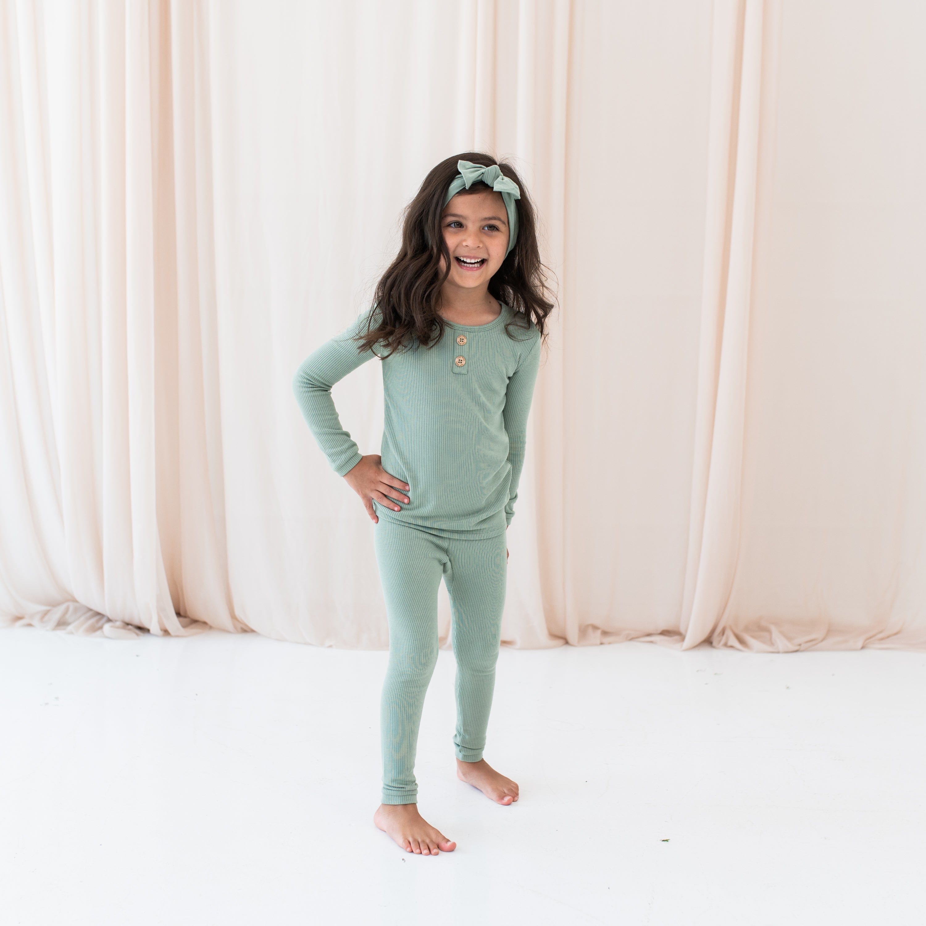  Ribbed Henley Set in Thyme、mySite、layawaytickets