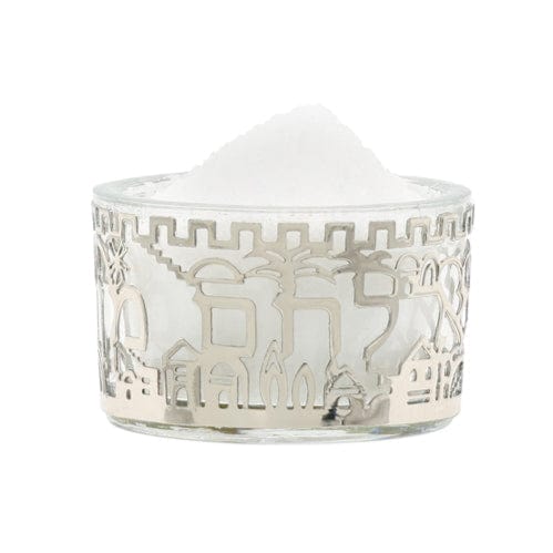 Jerusalem Salt Dish by Yair Emanuel - Silver、mySite、topwebapps