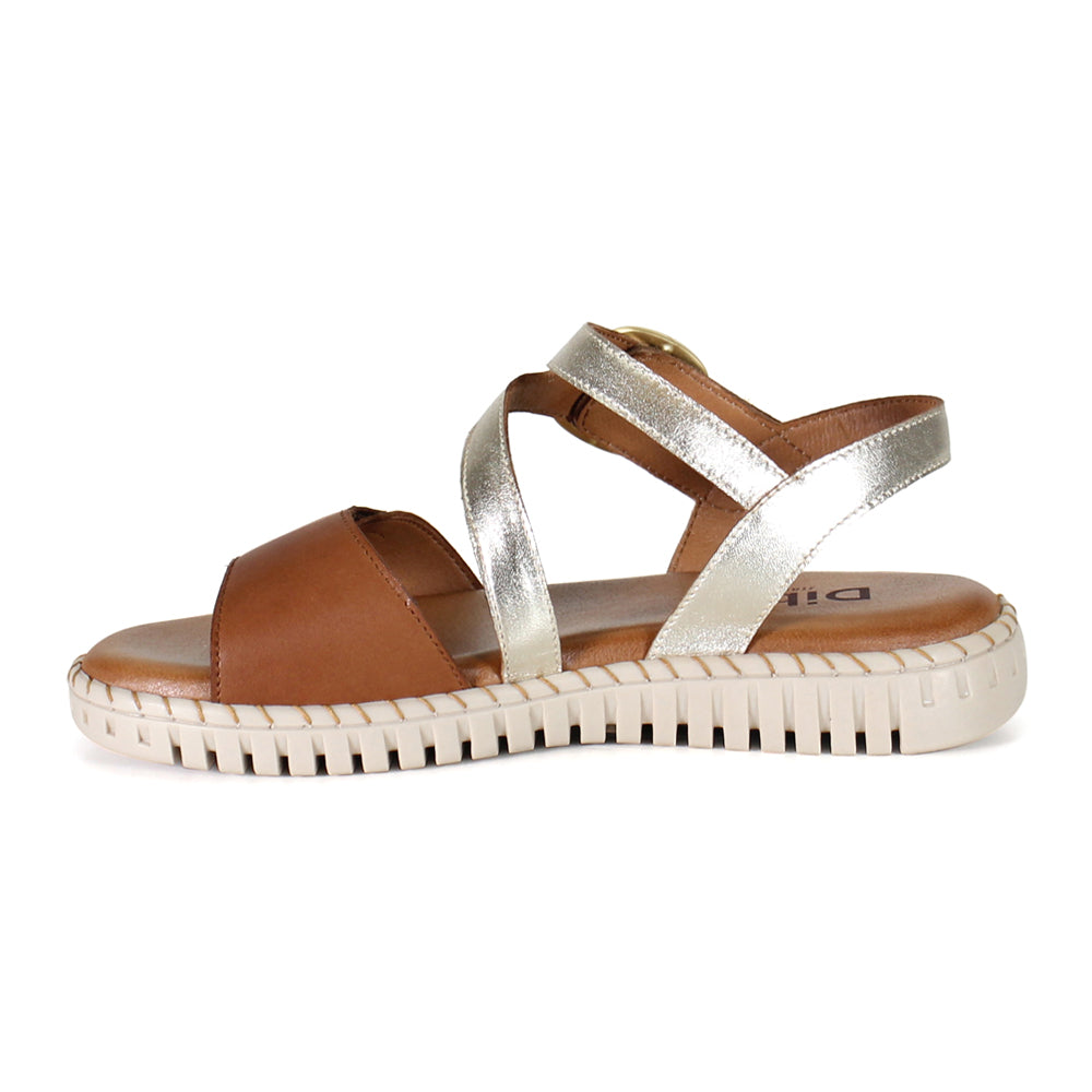 Chau Fer Metallic Ankle Strap Wedge Sandals、mySite、gtrtttuynbv