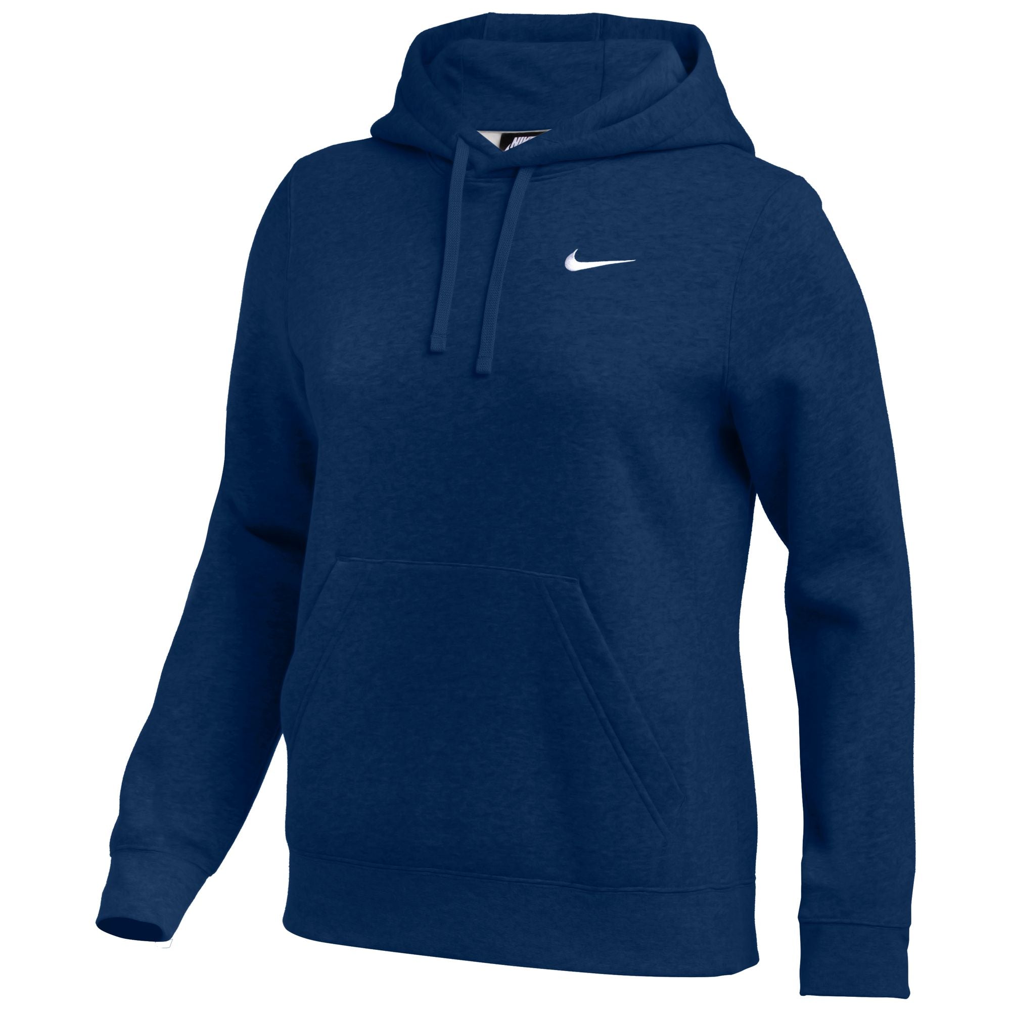 Nike Women's Team Club Fleece Hoodie - Navy Blue、mySite、noshort