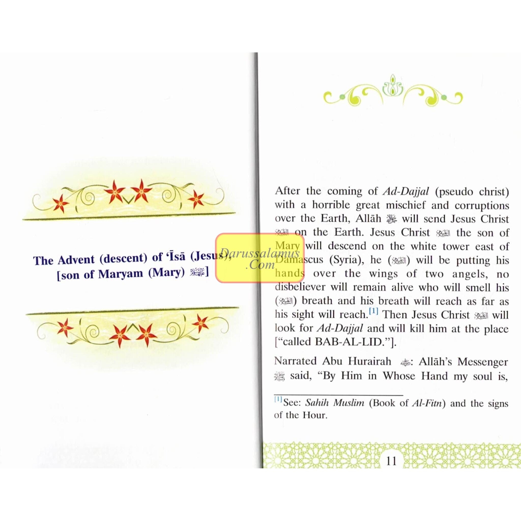Descent of Jesus Christ By Dr. Muhammad Muhsin Khan (Pocket size)、mySite、topwebapps