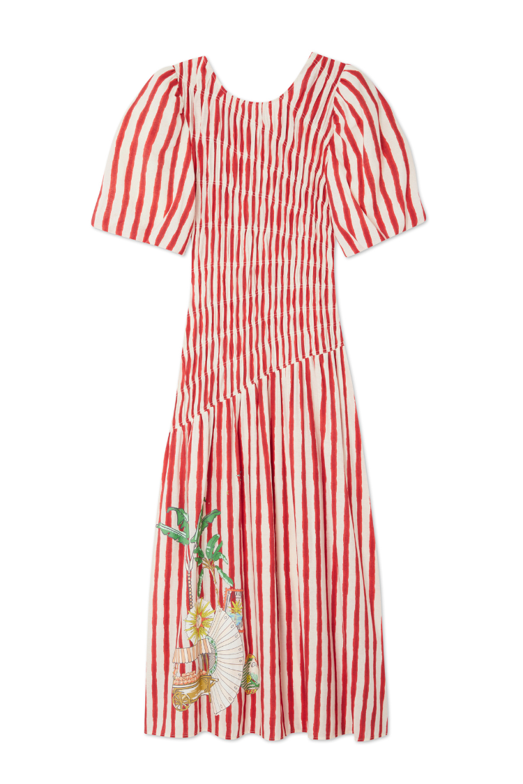 Red Stripe Nara Dress、mySite、solidvoid