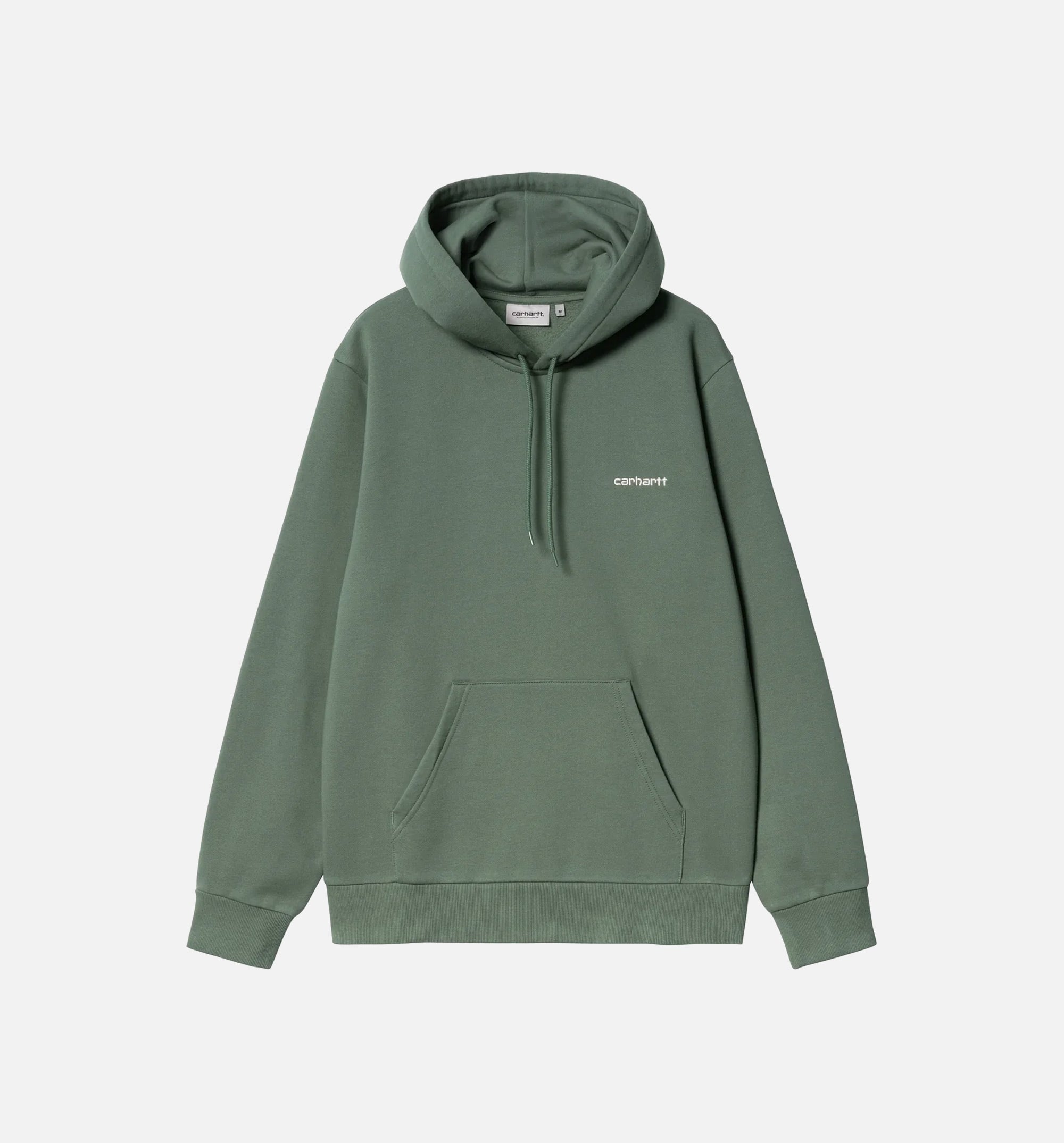 Embroidery Script Pullover Mens Hoodie - Green、mySite、dreamappss