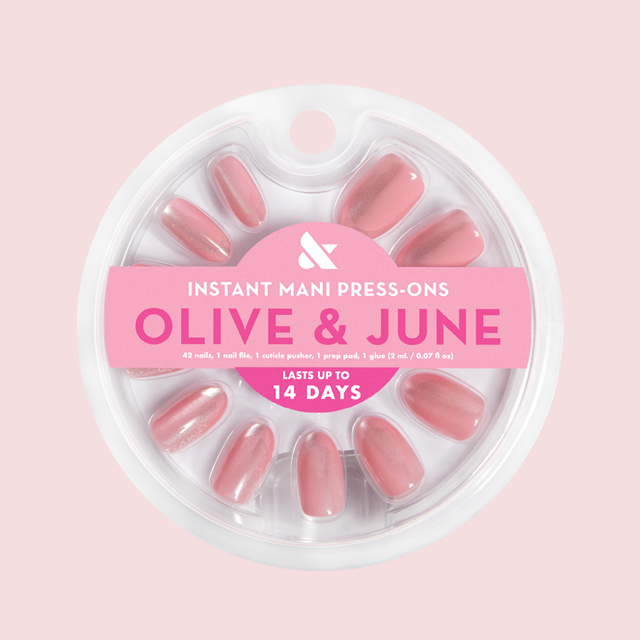 Peach Illusion French - Press-On | Medium | Oval、mySite、solidvoid