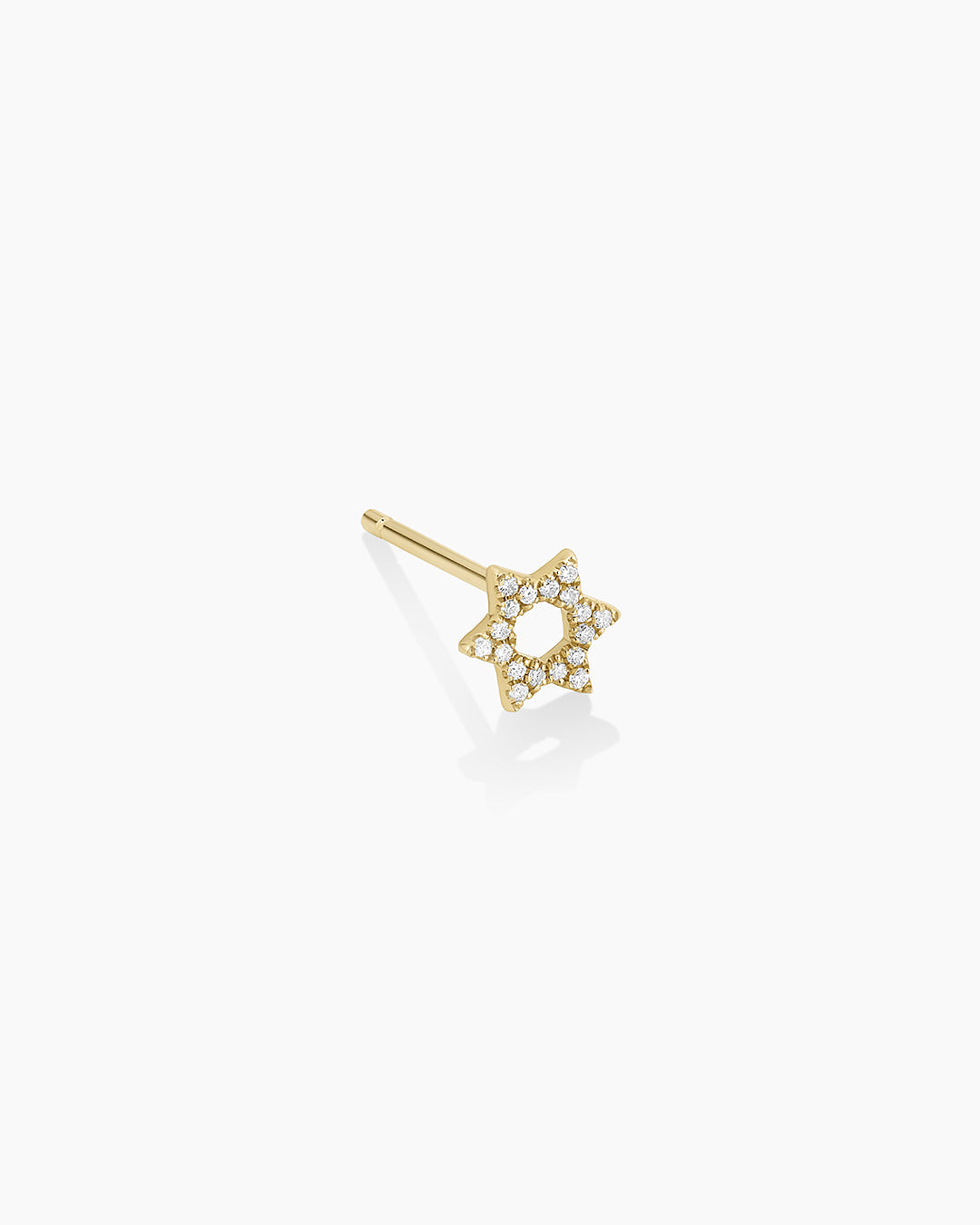 Diamond Star of David Single Stud、mySite、hinf8tx79