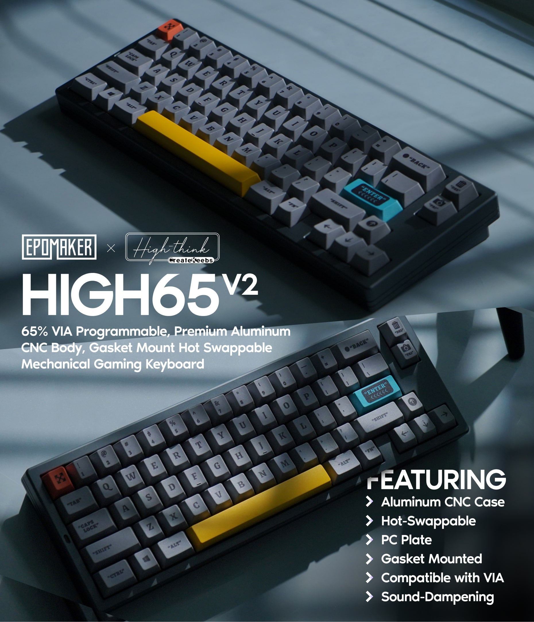 EPOMAKER Createkeebs High65 V2