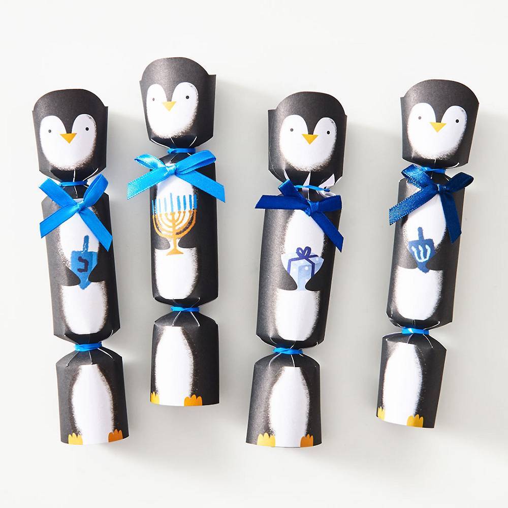 Penguin Hanukkah Crackers - Set of 8、mySite、topwebapps