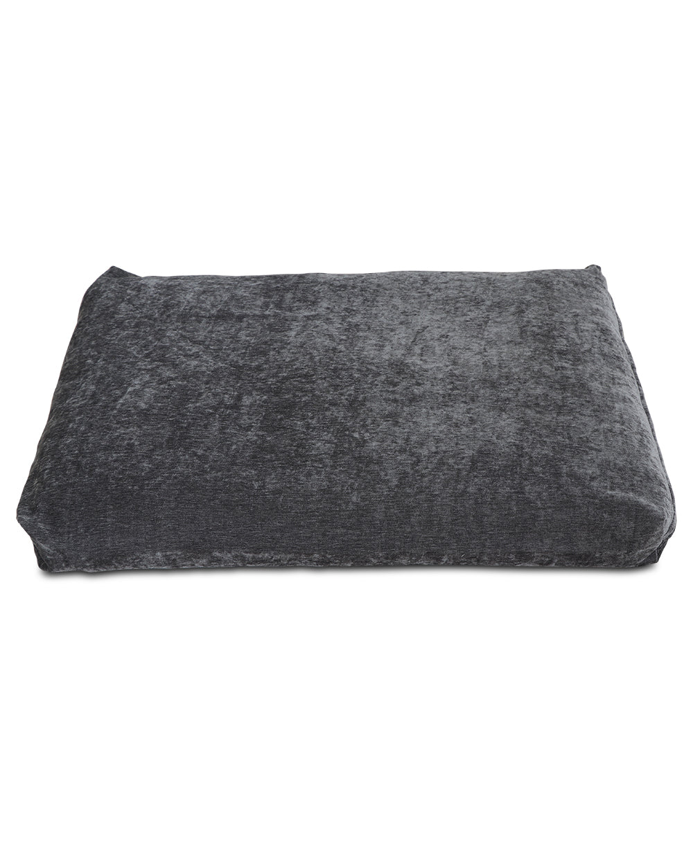 Grey Chenille Zabuton Meditation Cushion、mySite、topwebapps