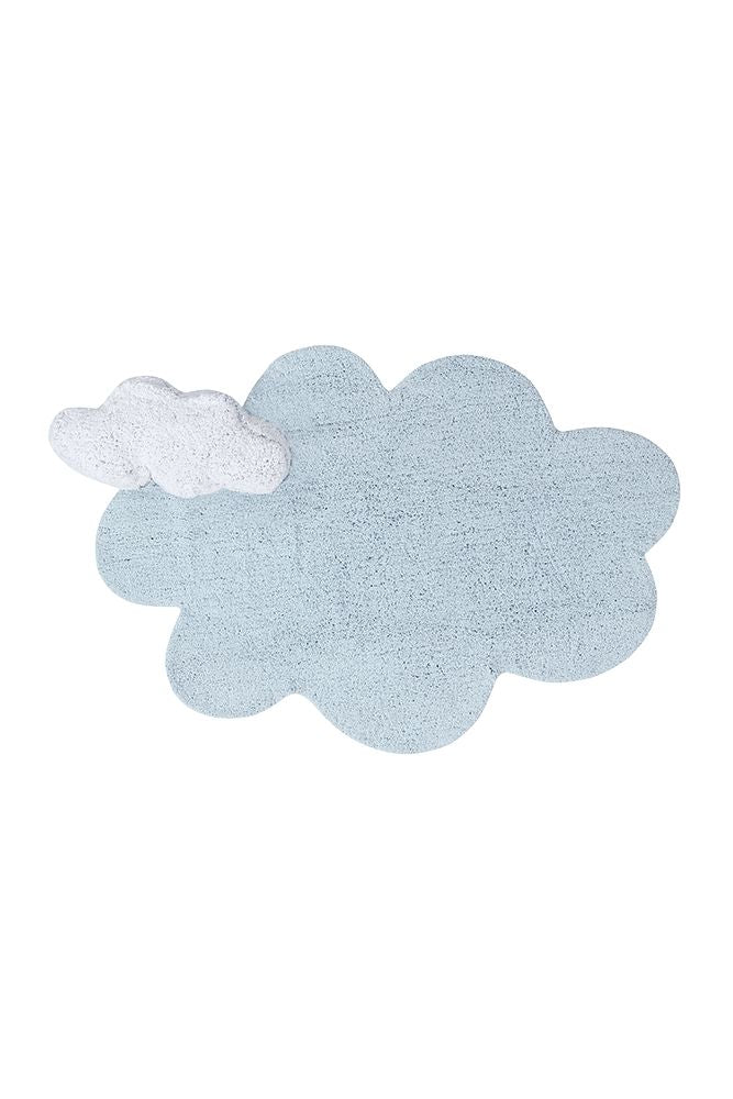 WASHABLE COTTON RUG PUFFY DREAM BLUE、mySite、gigharbornorthrealestate