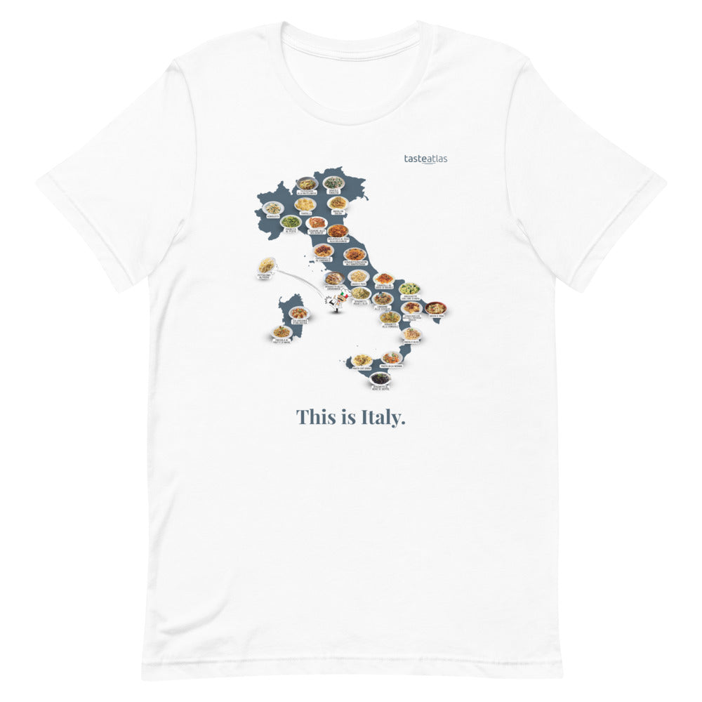 This Is Italy Pasta Short-Sleeve Unisex T-Shirt、mySite、camillekostekn