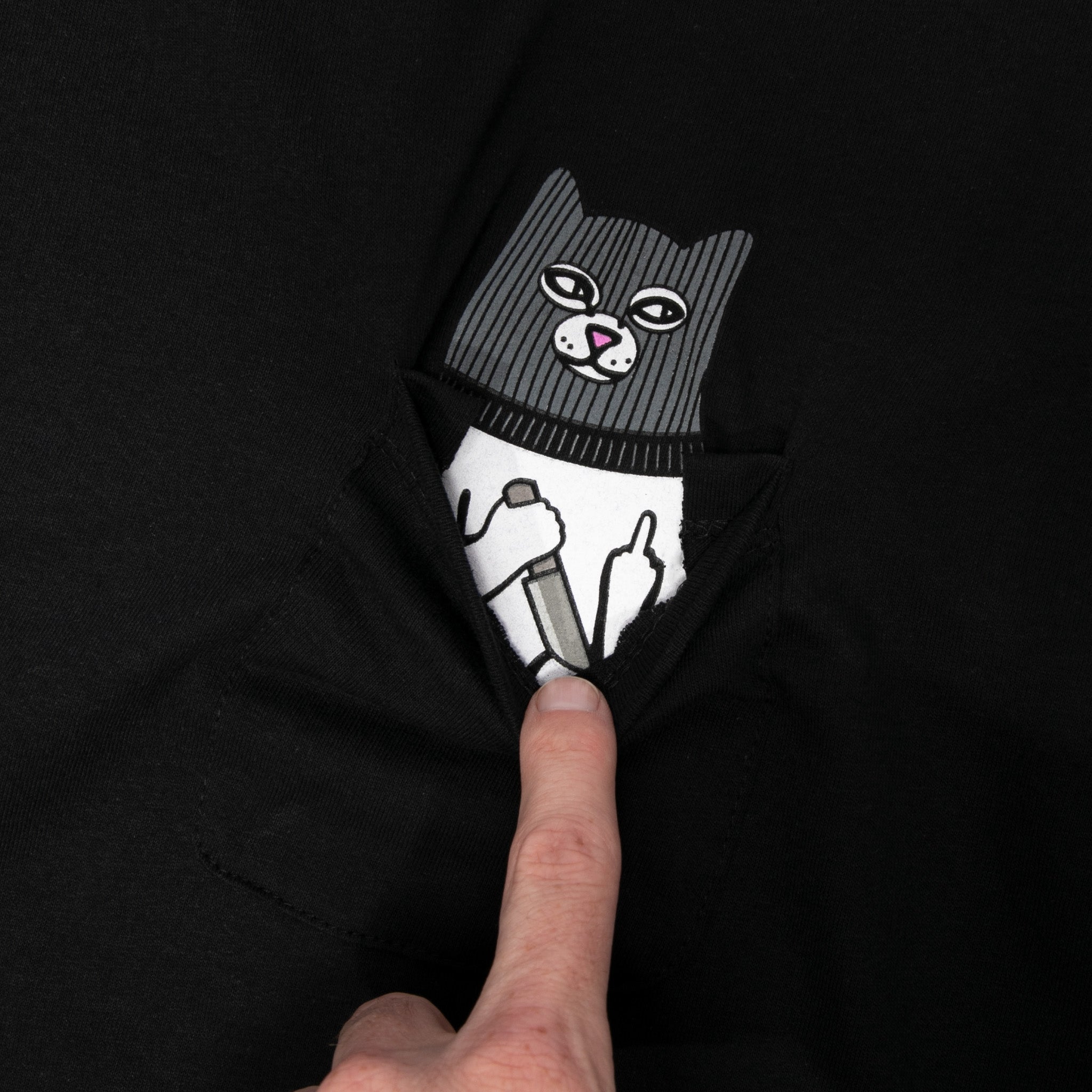  Ripndip x Sus Boy Pocket Tee (Black)、mySite、merchandisen