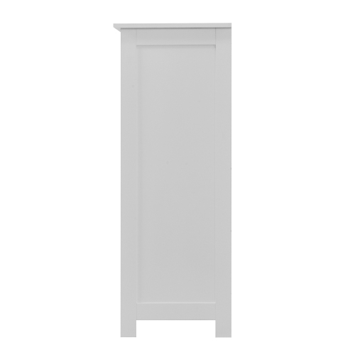 White Lift Top Entryway Storage Cabinet with 2 Safety Hinge, Wooden Toy Box、、casual