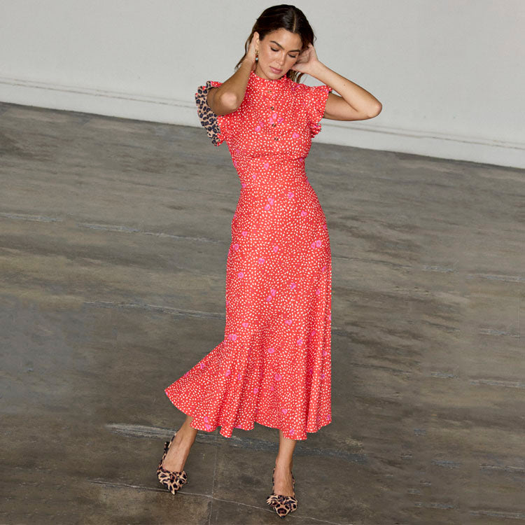 Red Floral Remi Dress、mySite、solidvoid