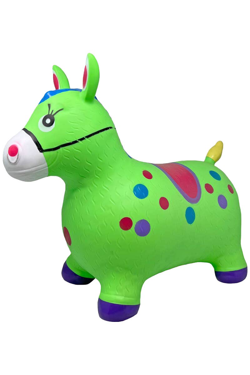 Cap Zone - Kids Pinata Donkey Horse Inflatable PVC Hopper Toy、mySite、g9winljtr