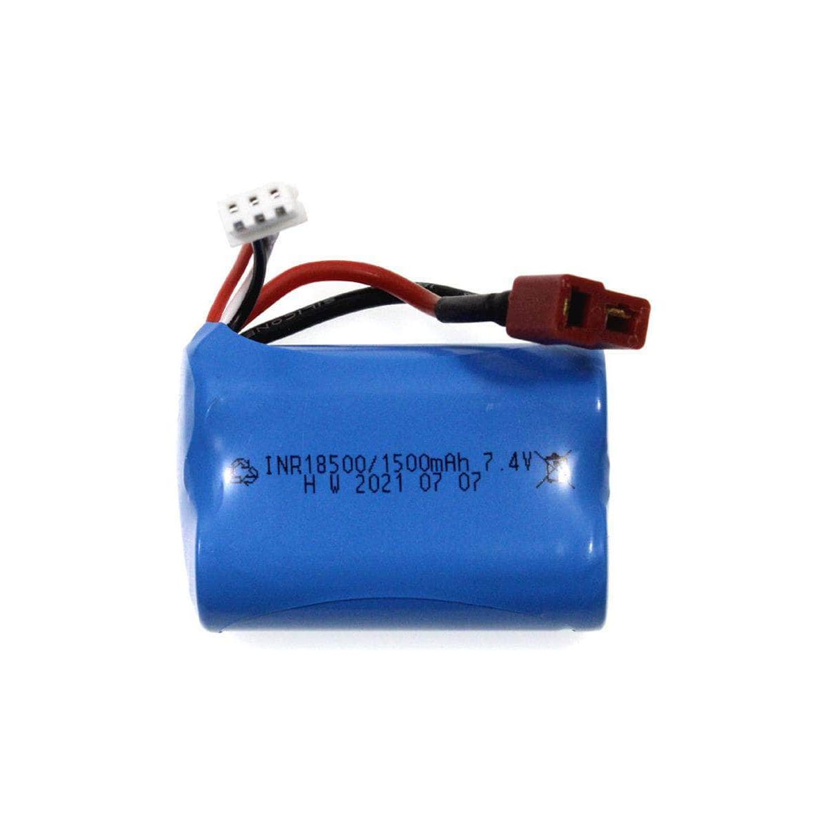  RCE6412, Racers Edge Li-Ion 7.4V 1300mAh Battery Pack (TYPE 18500) w/T-Plug for Blackzon Slyder、mySite、merchandisen