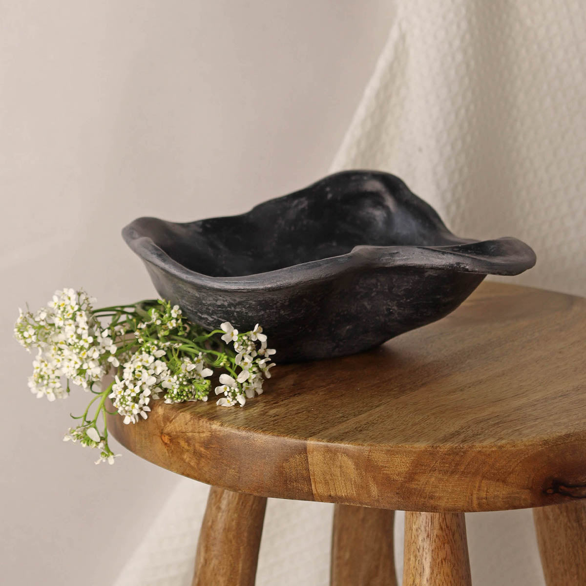 Marble Serving Bowl Platter | Black | Set of 2、mySite、camillekostekn