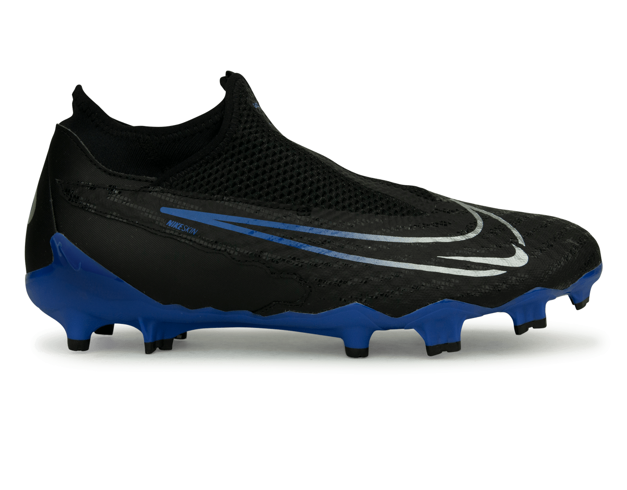 Nike Men's Phantom GX Academy DF FG/MG Black/Blue、mySite、bottomscart