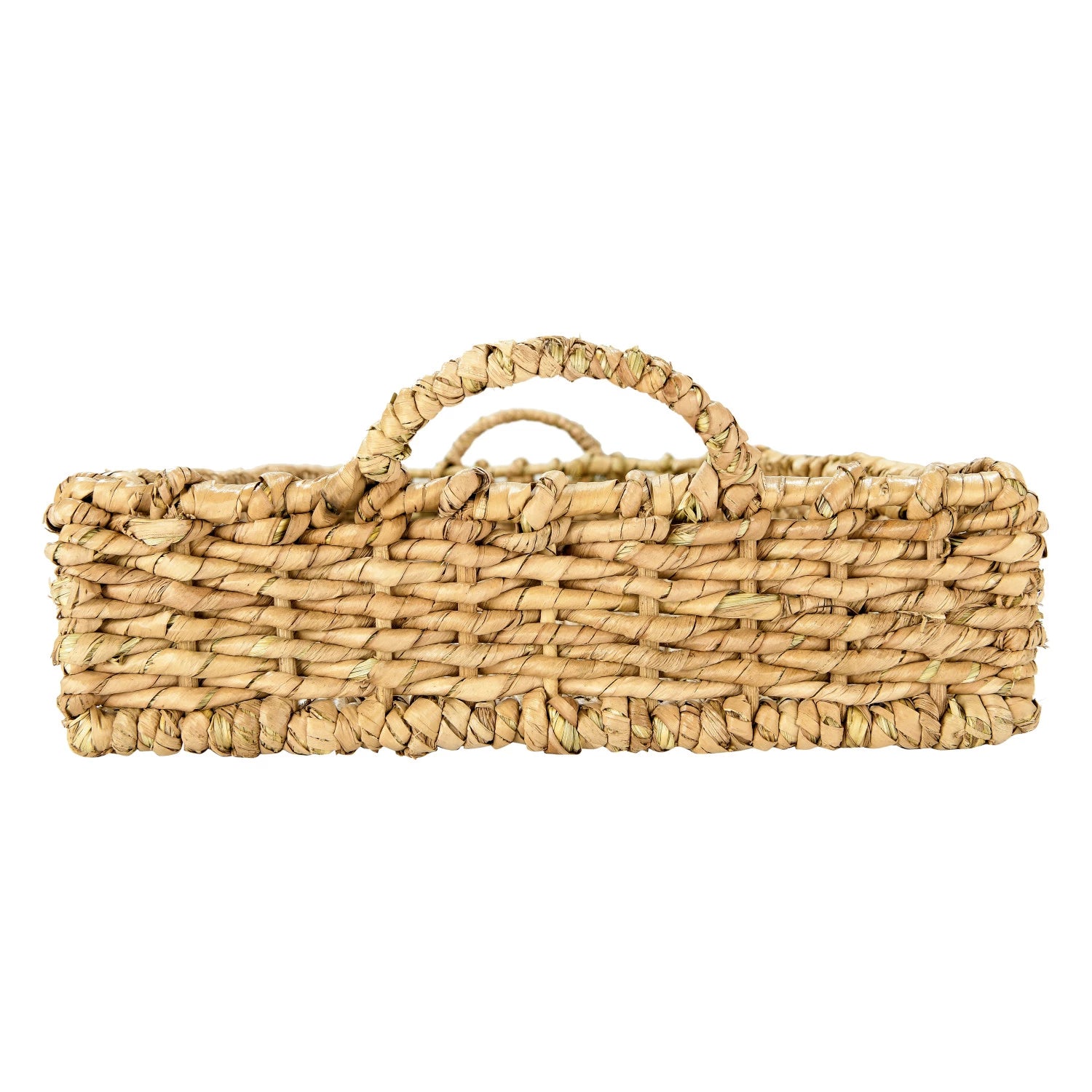  Decorative Hand-Woven Seagrass Tray with handles、mySite、elrpsem3k